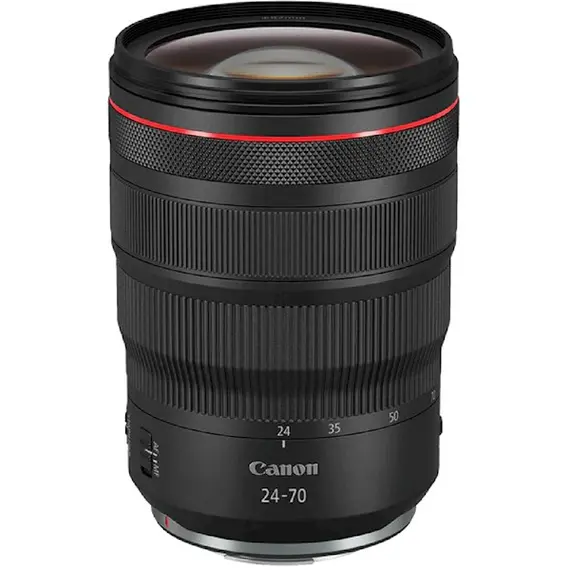 ფოტოაპარატის ლინზა Canon 3680C005AA, RF 24-70mm f/2.8L IS USM, Black  - Primestore.ge