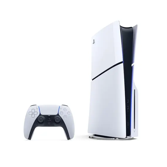 სათამაშო კონსოლი PlayStation 5 Slim Disc Version - White/A , 4 image - Primestore.ge