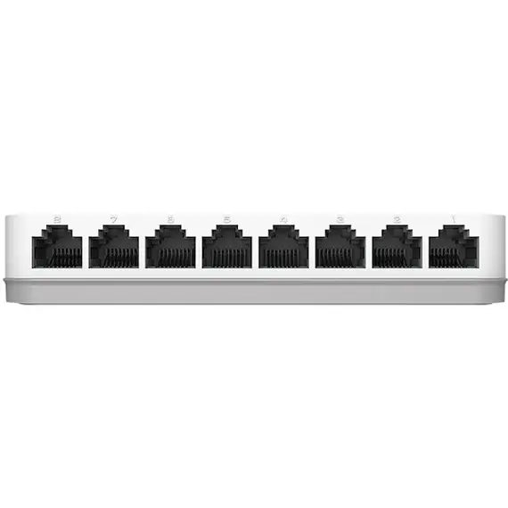 სვიჩი D-Link DGS-1008A Unmanaged Switch 8x1000Base-T, plastic case , 4 image - Primestore.ge