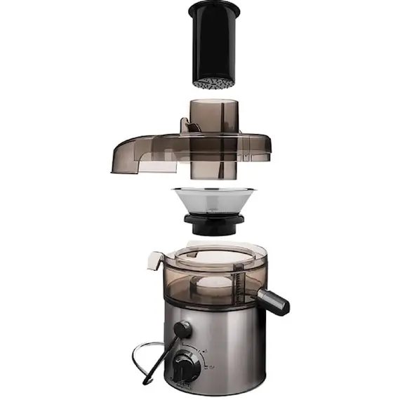 წვენსაწური Scarlett SC-JE50S18, 800W, 600ML, Juicer, Grey , 2 image - Primestore.ge