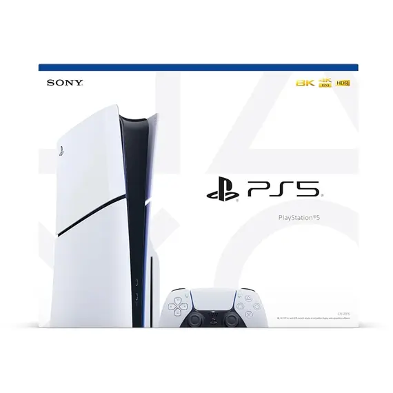სათამაშო კონსოლი PlayStation 5 Slim Disc Version - White/A , 6 image - Primestore.ge