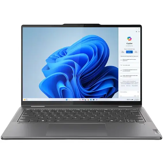 ნოუთბუქი Lenovo Ideapad Yoga 7 14''  2.8K OLED Touch Ultra 7 155H 16GB 1TB SSD Integrated Intel Arc Graphics Storm Grey - Primestore.ge