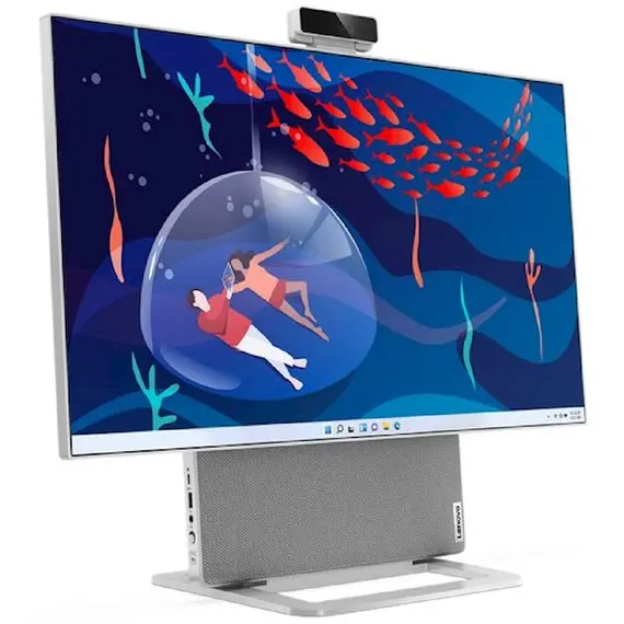 All In One კომპიუტერი Lenovo F0HK002YRK Yoga 7 27APH8, 27", Ryzen 7-8845HS, 32GB, 1TB SSD, RTX4050 6GB, W11H, Silver , 2 image - Primestore.ge