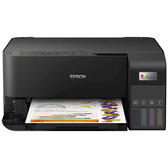 პრინტერი Epson C11CK59404 EcoTank L3550, MFP, A4, Wi-Fi, USB, Black  - Primestore.ge