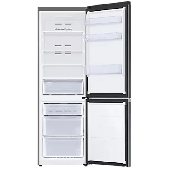 მაცივარი Samsung RB34C670EB1/WT  (595 x 1853 x 658 ), Total Capacity: 355 L, Black , 4 image - Primestore.ge