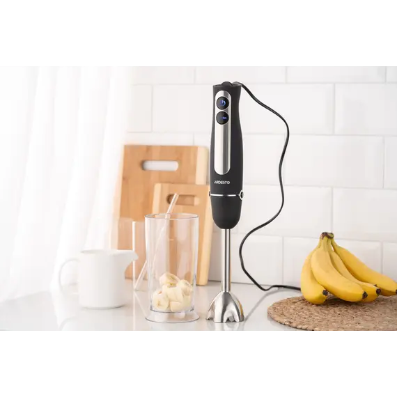 ბლენდერი Ardesto submersible blender 800W, bowl-600ml, black-silver , 2 image - Primestore.ge