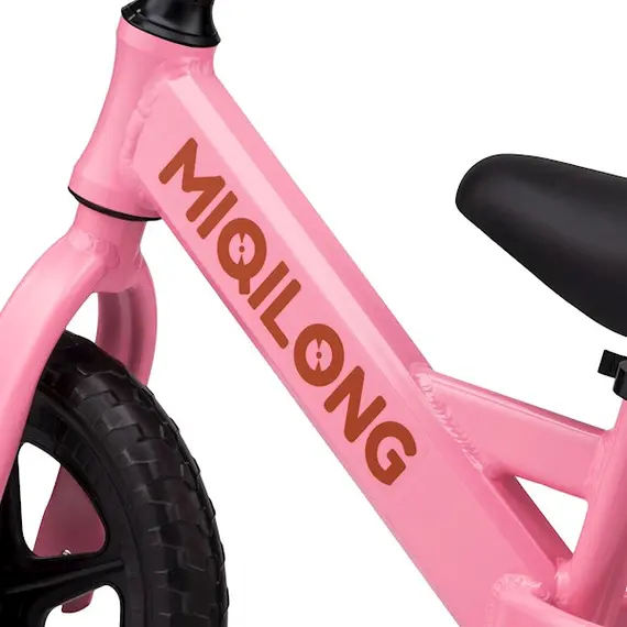 საბავშვო ბალანს ველოსიპედი Miqilong ZCY-HP12 Bigovel, 12", Children's Balance Bicycle, Pink , 4 image - Primestore.ge
