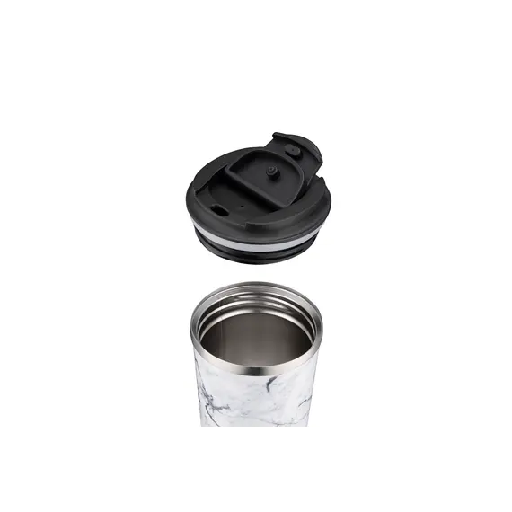 თერმოსი Ardesto Travel mug Marmo, 360ml, stainless steel , 5 image - Primestore.ge