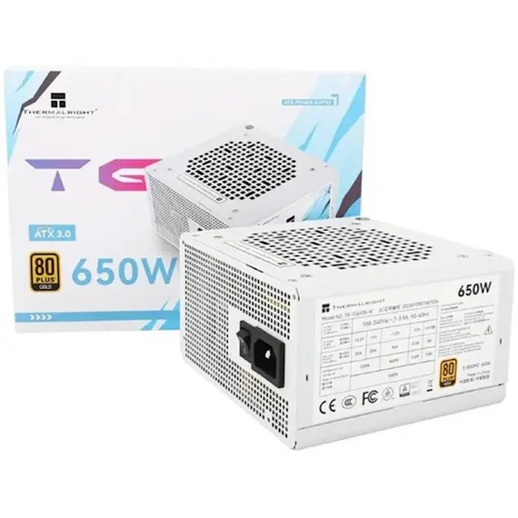 Power supply unit THERMALRIGHT 650W 80 Plus Gold PSU White - TR-TG650S-W, 3 image