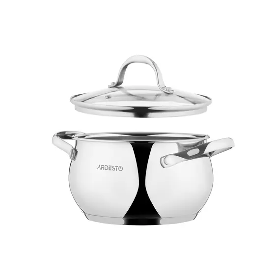 ქვაბების ნაკრები Ardesto Cookware set Gemini Vittoria, 6pcs, stainless steel , 2 image - Primestore.ge