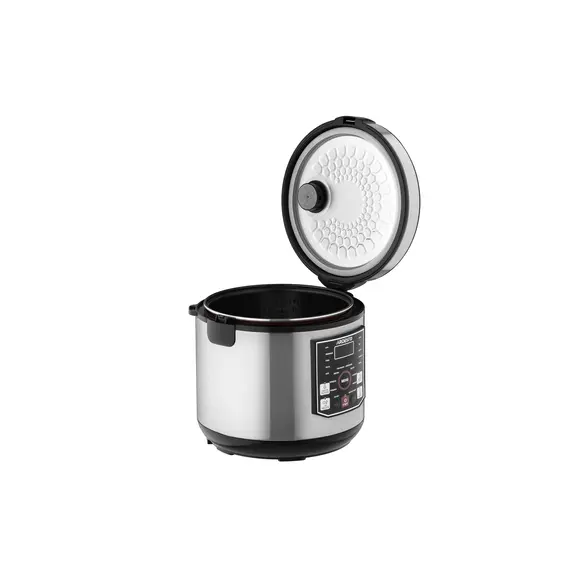 მულტისახარში Ardesto multicooker, 860W, bowl-5l, electronic control, recipes book, iron/plastic, silver , 3 image - Primestore.ge