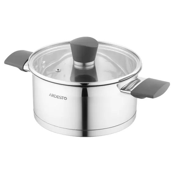 ქვაბების ნაკრები Ardesto Cookware set Gemini Trento, 6pcs, stainless steel , 7 image - Primestore.ge