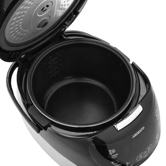 მულტისახარში ARDESTO multicooker, 860W, bowl-5L, electronic control, fry basket , inox/plastic , silver , 6 image - Primestore.ge