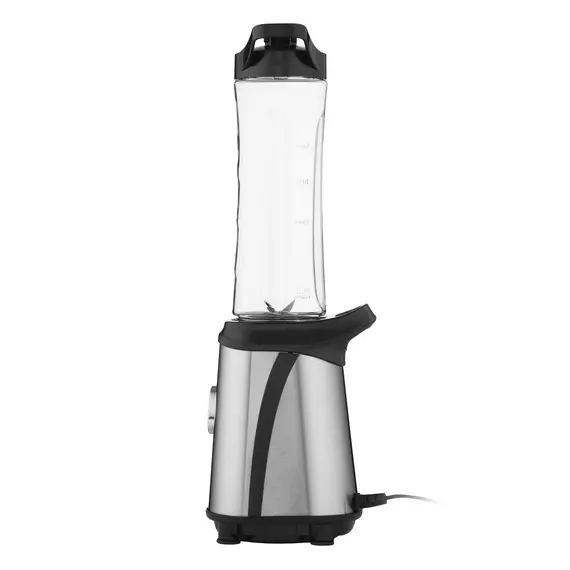 ბლენდერი Ardesto Blender for smoothies BG-F350, 350W, 2in1, bottle-600ml, bottle-300ml, coffee grinder, black+silver , 6 image - Primestore.ge