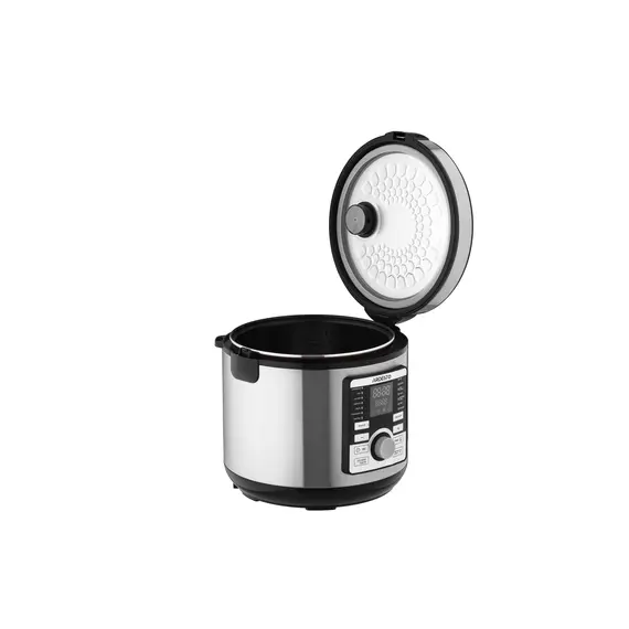 მულტისახარში Ardesto multicooker, 860W, bowl-5l, electronic control, recipes book, iron/plastic, silver , 4 image - Primestore.ge