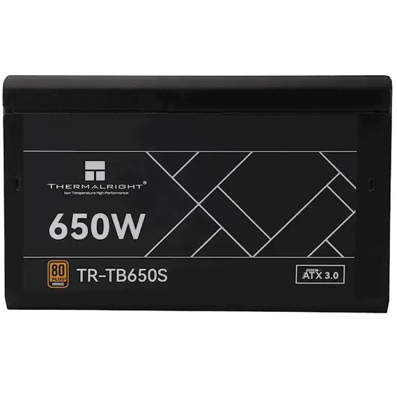 კვების ბლოკი THERMALRIGHT 650W 80 Plus Bronze PSU - TR-TB650S , 4 image - Primestore.ge