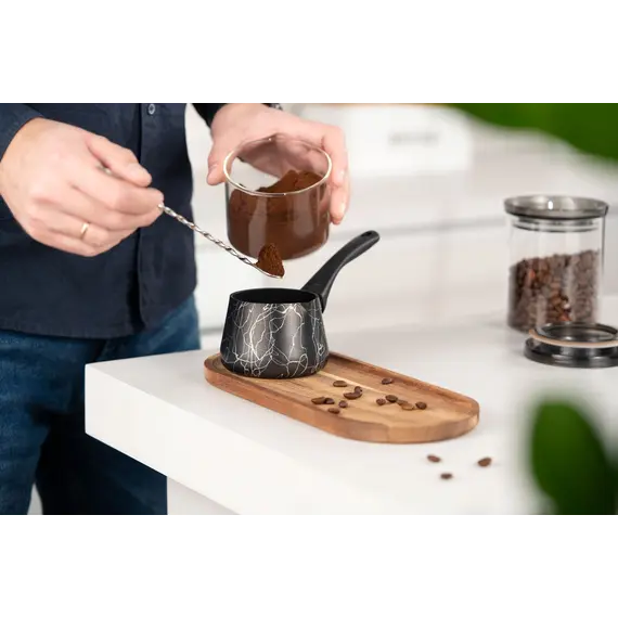 ყავის მადუღარა Ardesto Coffe pot Black Mars, 0.25l, aluminum, bakelite, black , 5 image - Primestore.ge