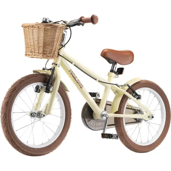 საბავშვო ველოსიპედი Miqilong Kids bicycle RM 16" beige  - Primestore.ge