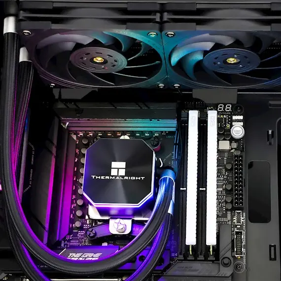 ქულერი THERMALRIGHT Frozen Edge 240 BLACK ARGB CPU Universal Cooler , 5 image - Primestore.ge