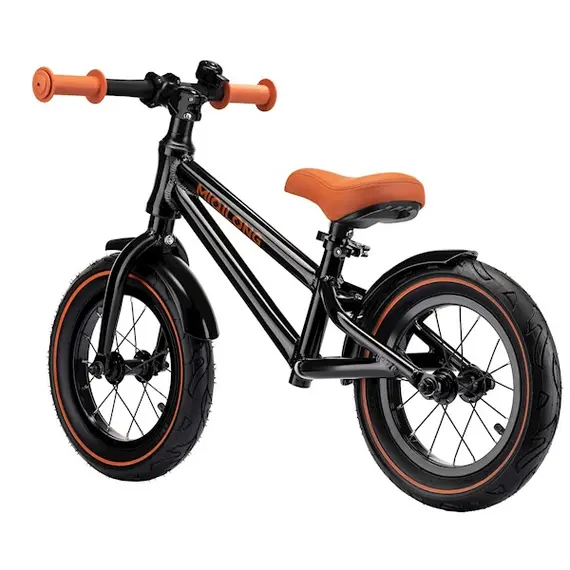 საბავშვო ბალანს ველოსიპედი Miqilong ZCY-RVA12 Bigovel, 12", Children's Balance Bicycle, Black , 3 image - Primestore.ge
