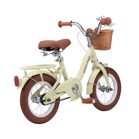 საბავშვო ველოსიპედი Miqilong RBB-LS12, 12", Children's Bicycle, Beige , 3 image - Primestore.ge