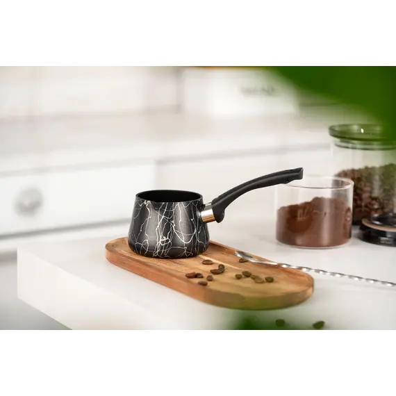 ყავის მადუღარა Ardesto Coffe pot Black Mars, 0.25l, aluminum, bakelite, black , 2 image - Primestore.ge