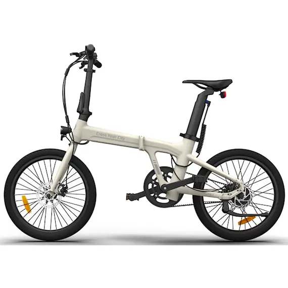 Electric Bicycle ADO A20 Lite, 350W, Smart APP, Folding Electric Bike, 30KM/H, Ivory, 3 image