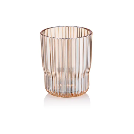 ჭიქების ნაკრები Ardesto Low glasses set Golden Moon, 300ml, 2pcs, glass, golden , 2 image - Primestore.ge