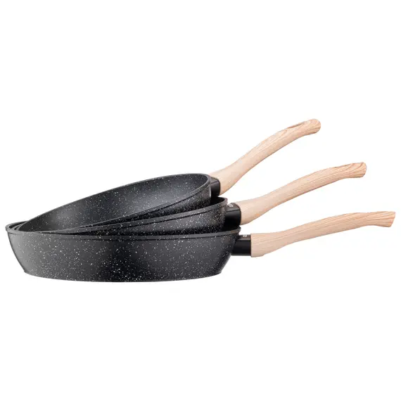 ტაფა Ardesto Deep Fry pan Midori 28cm, aluminium, black , 8 image - Primestore.ge