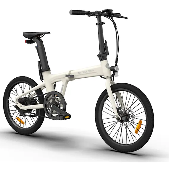 Electric Bicycle ADO A20 Lite, 350W, Smart APP, Folding Electric Bike, 30KM/H, Ivory