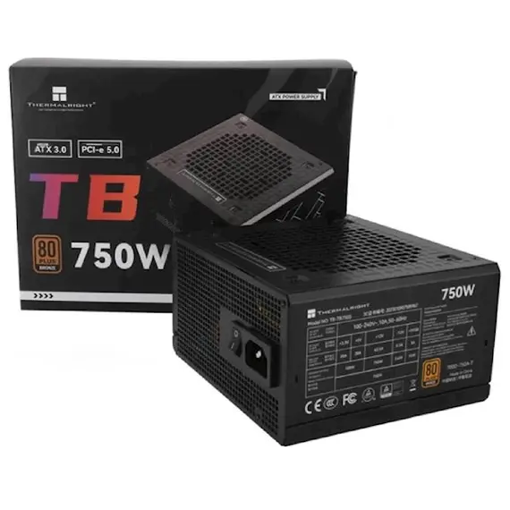 კვების ბლოკი THERMALRIGHT 750W 80 Plus Bronze PSU - TR-TB750S , 4 image - Primestore.ge