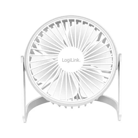 ვენტილატორი Logilink UA0402 USB desk Fan 12.7cm 30dB White , 2 image - Primestore.ge
