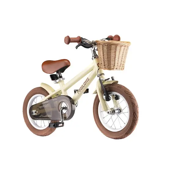 საბავშვო ველოსიპედი Miqilong ATW-RM12, 12", Children's Bicycle, Beige  - Primestore.ge