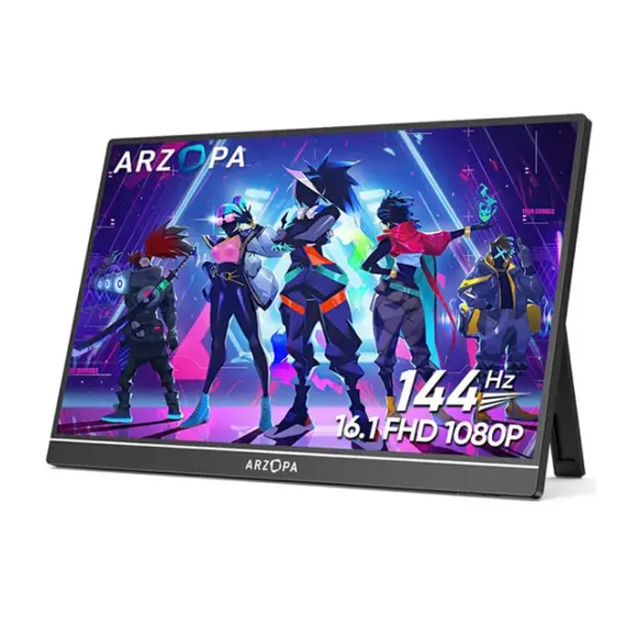 Monitor ARZOPA Z1FC 16.1" FHD IPS 144Hz Mini HDMI 2xUSB-C Built-in Speakers