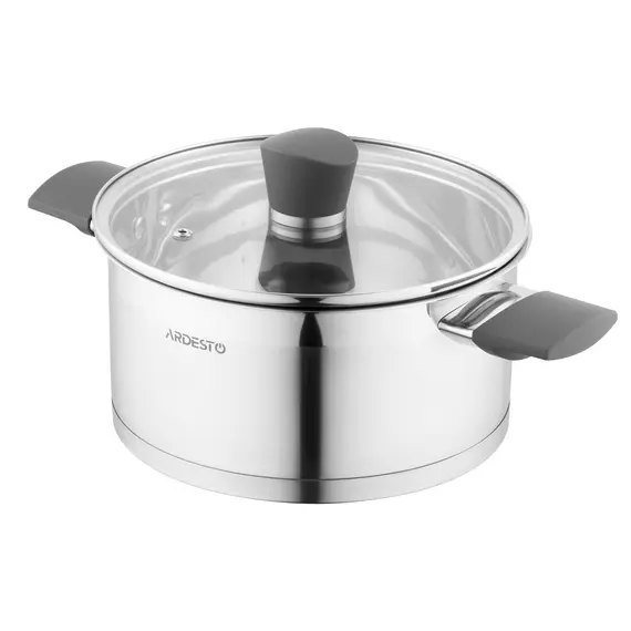 ქვაბების ნაკრები Ardesto Cookware set Gemini Trento, 6pcs, stainless steel , 6 image - Primestore.ge