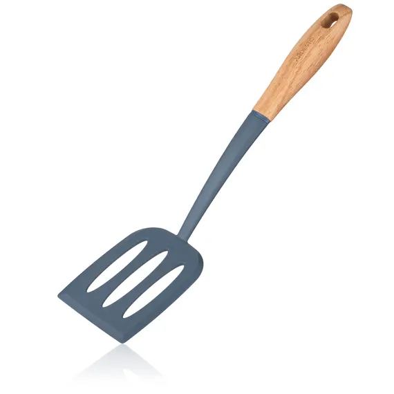 სპატულა Ardesto Slotted turner Midori, 34.5cm, nylon, wood, blue , 5 image - Primestore.ge