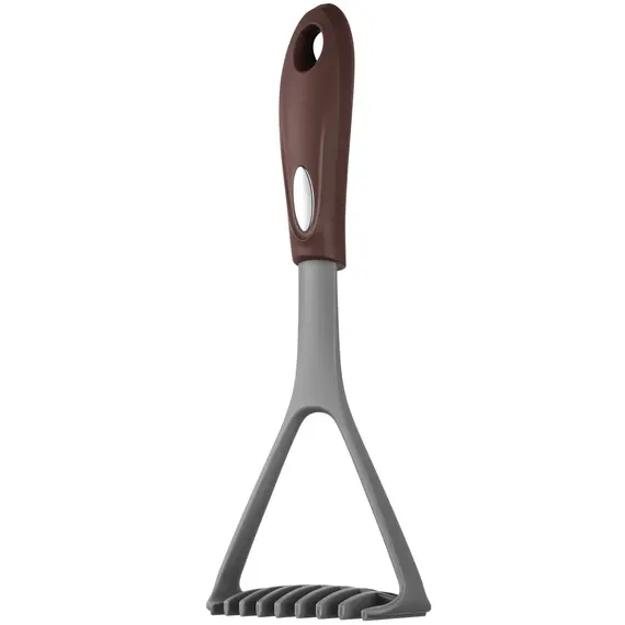 კარტოფილის საჭყლეტი Ardesto Potato masher Gemini, 32.5cm, nylon, grey-brown , 2 image - Primestore.ge