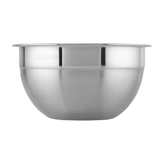 უჟანგავი ფოლადის ჯამი Ardesto Bowl Gemini, 18cm, 1.45l, stainless steel , 2 image - Primestore.ge