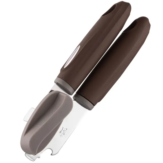 კონსერვის გასახსნელი Ardesto Can opener Gemini, 19.9cm, stainless steel, plastic, gray-brown , 6 image - Primestore.ge