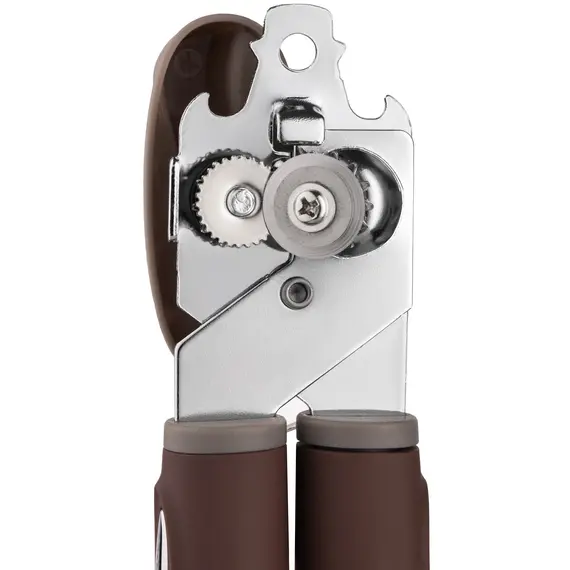 კონსერვის გასახსნელი Ardesto Can opener Gemini, 19.9cm, stainless steel, plastic, gray-brown , 8 image - Primestore.ge