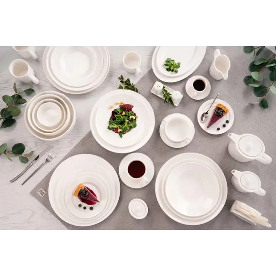 თეფში Ardesto Deep plate Prato, 23сm, porcelain, white , 6 image - Primestore.ge