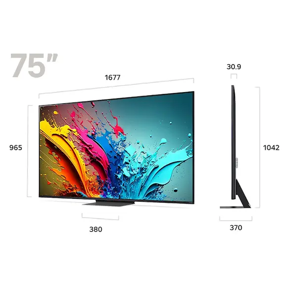 ტელევიზორი LG 75QNED86T6A.AMCN , 2 image - Primestore.ge