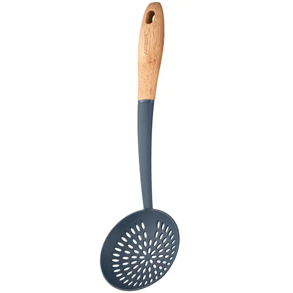 ჩამჩა Ardesto Skimmer Midori, 34.5cm, nylon, wood, blue , 2 image - Primestore.ge