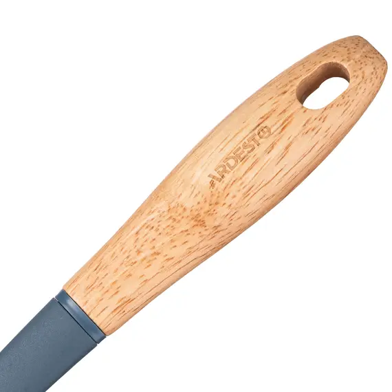 ჩამჩა Ardesto Skimmer Midori, 34.5cm, nylon, wood, blue , 5 image - Primestore.ge
