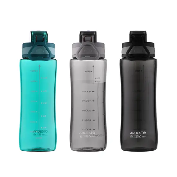 Ardesto Bottle Purity, 800ml, plastic, grey, 5 image