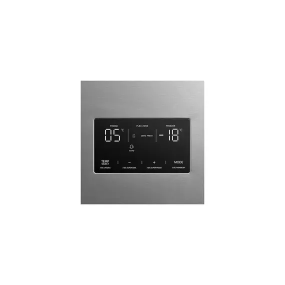 მაცივარი Toshiba GR-RB449WE-PMJ(49) - Bottom FRZ,185x59.5x66, 320 Litres, BIG Display,Grey , 7 image - Primestore.ge