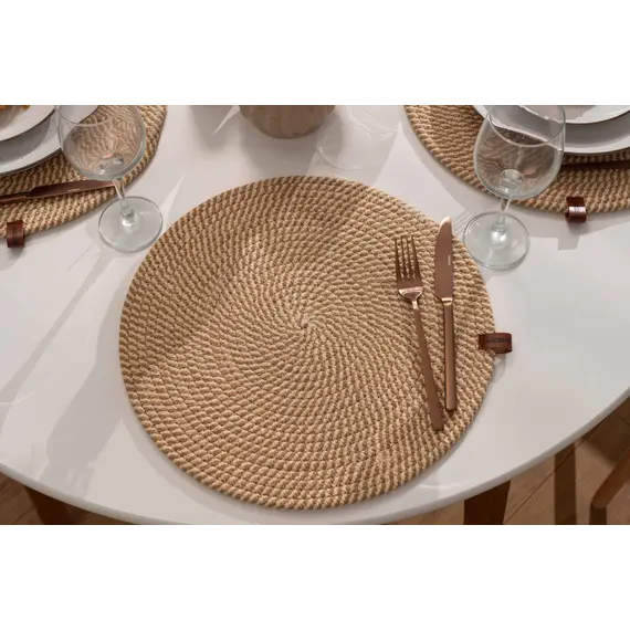 მაგიდის დასაფენი Ardesto Serving mat, 38cm, polyester, round , 2 image - Primestore.ge