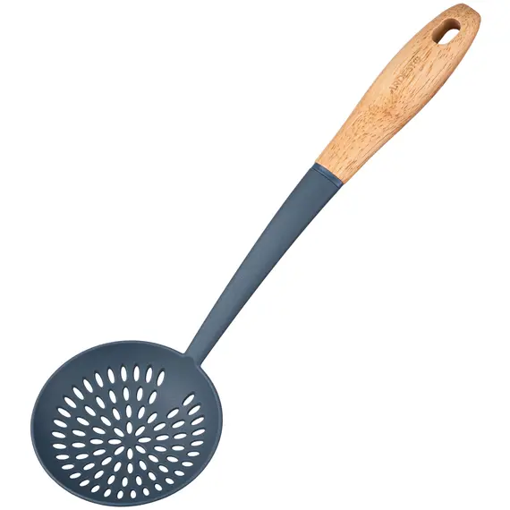 ჩამჩა Ardesto Skimmer Midori, 34.5cm, nylon, wood, blue , 3 image - Primestore.ge