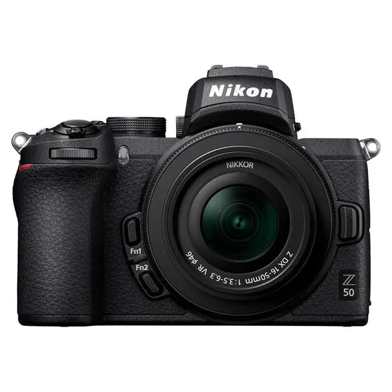 ფოტო და ვიდეო კამერა Nikon Z50 Mirrorless Camera with 16-50mm Lens - Primestore.ge