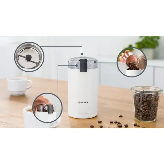 ყავის საფქვავი BOSCH TSM6A011W , 2 image - Primestore.ge